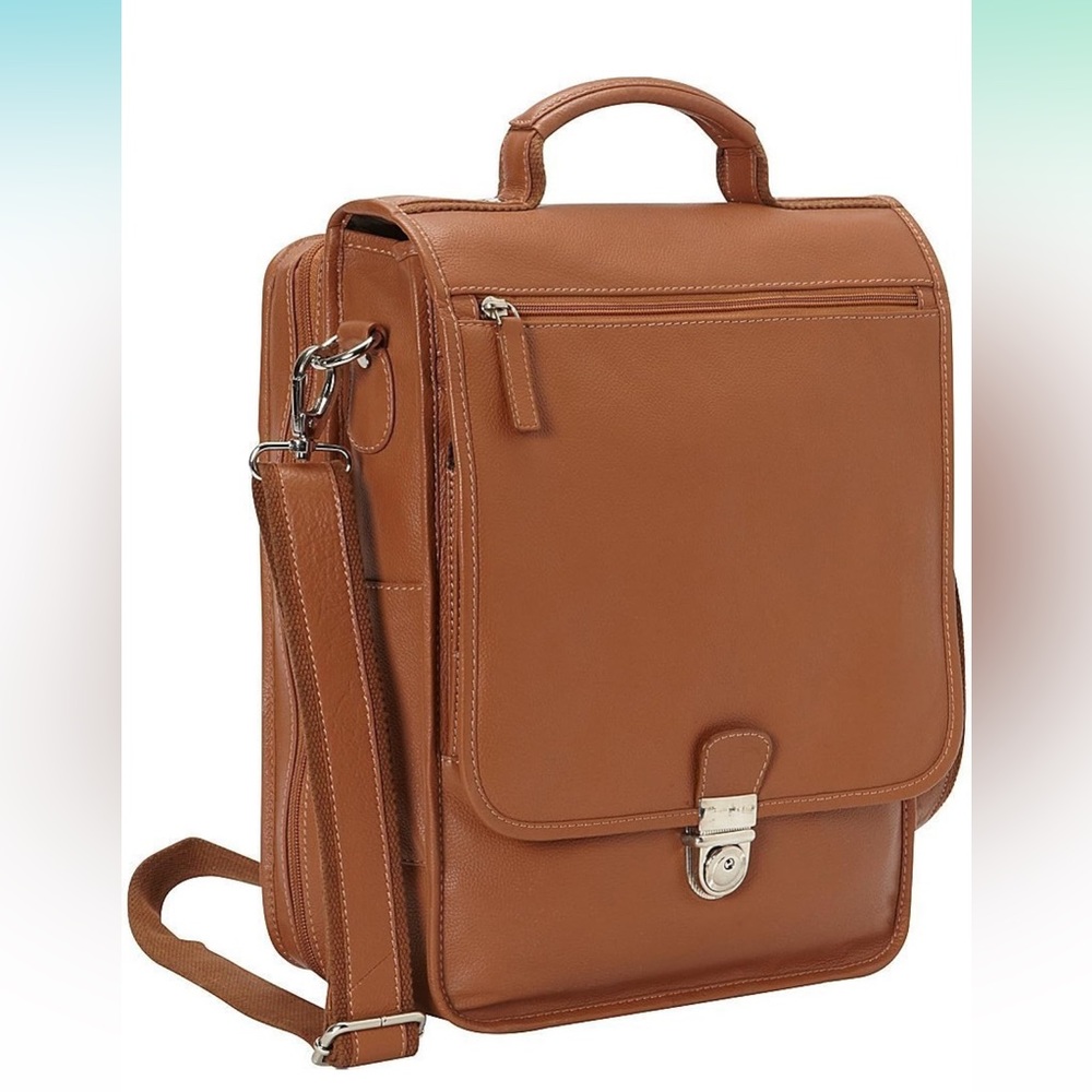 Bellino The Reporter Briefcase (Tan)